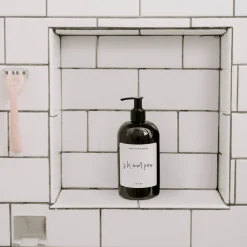 Sweet Water Decor Soap Dispensers>Amber Plastic Shampoo - 16 oz