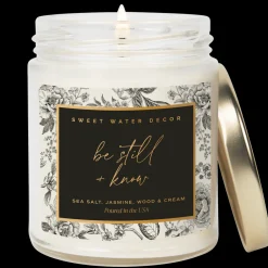 Sweet Water Decor Candles|Patterned Candles>Be Still and Know - 9 oz