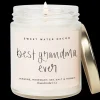 Sweet Water Decor Candles|9 Oz Clear Jars>Best Grandma Ever - 9 oz