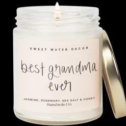 Sweet Water Decor Candles|9 Oz Clear Jars>Best Grandma Ever - 9 oz