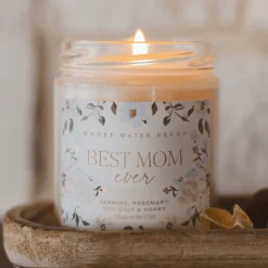 Sweet Water Decor Candles|Patterned Candles>Best Mom Ever - 9 oz