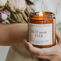 Sweet Water Decor Candles|9 Oz Amber Jars>Best Mom Ever - 9 oz