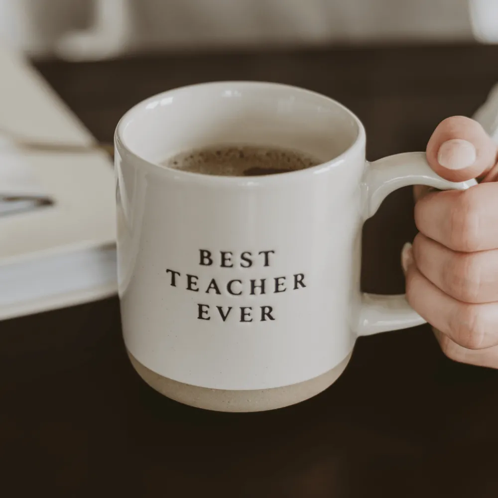 Sweet Water Decor Drinkware>Best Teacher Ever 14 oz Mug