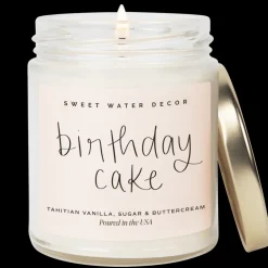 Sweet Water Decor Candles>Birthday Cake - 9 oz