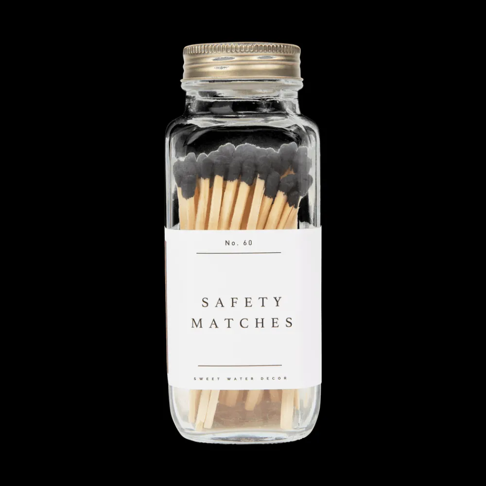 Sweet Water Decor Matches & Lighters|Candle Accessories>Black Tip - 3.75"