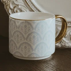 Sweet Water Decor Drinkware>Blue Fan 14 oz Mug