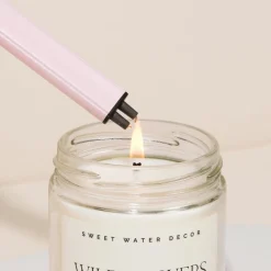 Sweet Water Decor Matches & Lighters|Candle Accessories>Blush Pink Electric Lighter