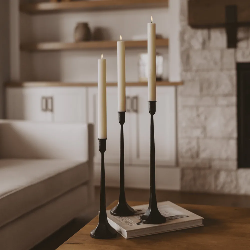 Sweet Water Decor Home Decor|Tapered>Cast Iron Taper Candle Holders