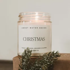 Sweet Water Decor Candles|9 Oz Clear Jars>Christmas - 9 oz
