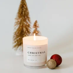 Sweet Water Decor Candles|11 Oz White Jars>Christmas - 11 oz