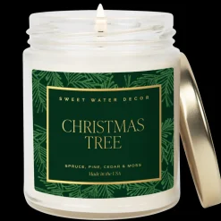 Sweet Water Decor Candles|Patterned Candles>Christmas Tree - 9 oz