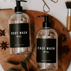 Sweet Water Decor Soap Dispensers>Clear Plastic Body Wash - 16 oz