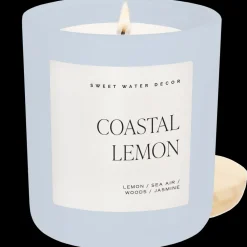 Sweet Water Decor Candles|15 Oz Matte Jars>Coastal Lemon - 15 oz