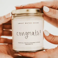Sweet Water Decor Candles>Congrats! - 9 oz