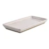 Sweet Water Decor Trays & Ring Dishes>CREAM STONEWARE TRAY