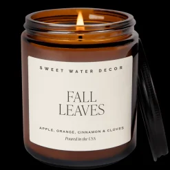Sweet Water Decor Candles|9 Oz Amber Jars>Fall Leaves - 9 oz