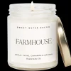 Sweet Water Decor Candles|9 Oz Clear Jars>Farmhouse - 9 oz