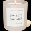 Sweet Water Decor Candles|15 Oz Matte Jars>Favorite Sweater - 15 oz