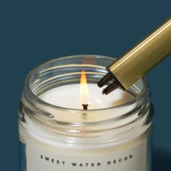Sweet Water Decor Matches & Lighters|Candle Accessories>Gold Electric Lighter