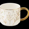 Sweet Water Decor Drinkware>Gold Leaves 14 oz Mug