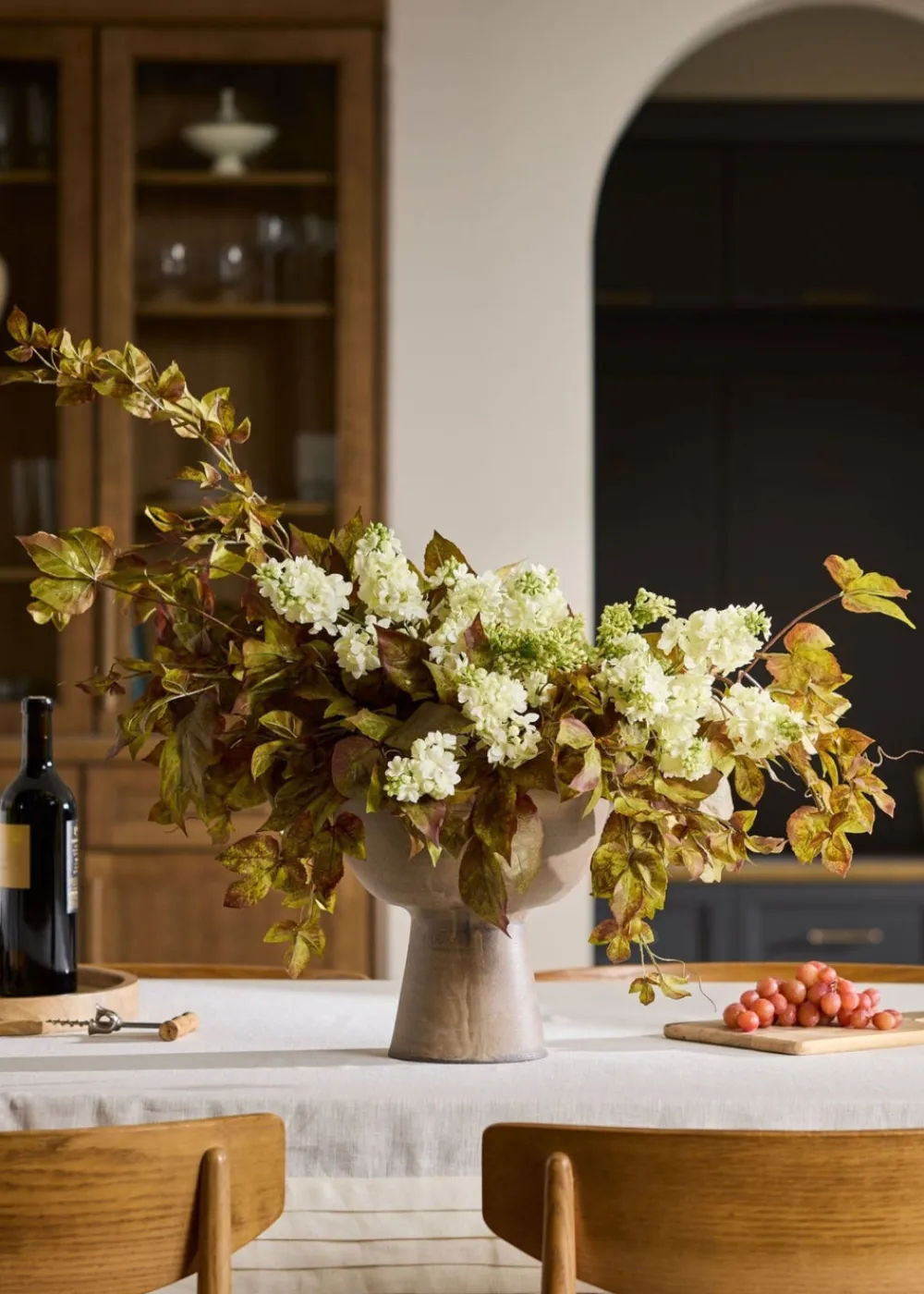 Afloral.com Florals & Greenery>Grape Ivy Garland Stem in Green Eggplant