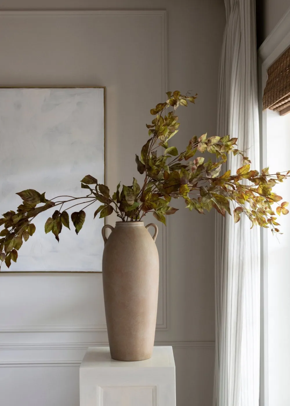 Afloral.com Florals & Greenery>Grape Ivy Garland Stem in Green Eggplant