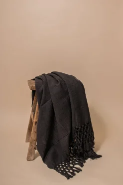 Shoppe At The Avenue Home Decor|Blankets>Graphite Throw - Sweet Water Decor