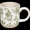 Sweet Water Decor Drinkware>Green Delft 14 oz Mug