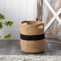 Nearly Natural Home Decor>Handmade Natural Cotton Planter