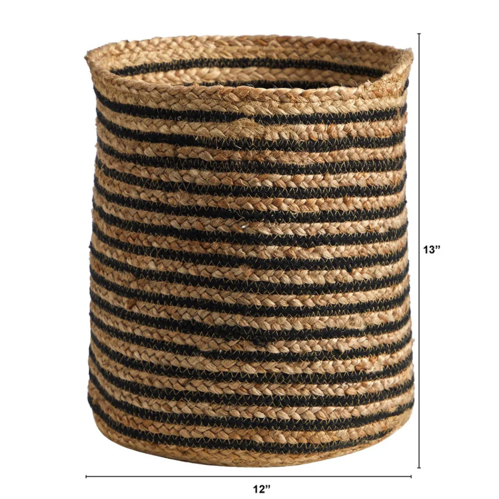 Nearly Natural Home Decor>Handmade Natural Jute Planter