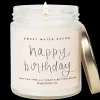 Sweet Water Decor Candles>Happy Birthday - 9 oz