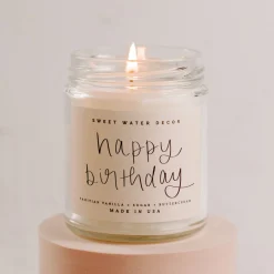 Sweet Water Decor Candles>Happy Birthday - 9 oz