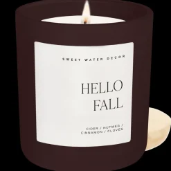 Sweet Water Decor Candles|15 Oz Matte Jars>Hello Fall - 15 oz