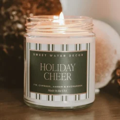 Sweet Water Decor Candles|Patterned Candles>Holiday Cheer - 9 oz