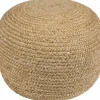 Boutique Rugs Rugs>Kaumakani Jute Pouf - Sweet Water Decor