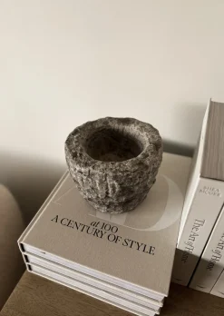 Lolointeriors Trays & Ring Dishes|Home Decor>Large Carved Stone Bowl - Sweet Water Decor