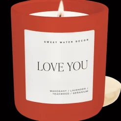 Sweet Water Decor Candles|15 Oz Matte Jars>Love You - 15 oz