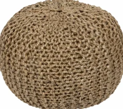 Boutique Rugs Rugs>Merrittstown Pouf - Sweet Water Decor