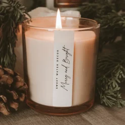 Sweet Water Decor Candles|12 Oz Tinted Jars>Merry and Bright - 12 oz