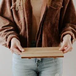 Sweet Water Decor Trays & Ring Dishes>Natural Wood Rectangular Tray |