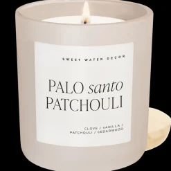 Sweet Water Decor Candles|15 Oz Matte Jars>Palo Santo Patchouli - 15 oz
