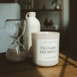 Sweet Water Decor Candles|15 Oz Matte Jars>Palo Santo Patchouli - 15 oz