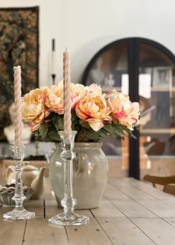 Afloral.com Florals & Greenery>Real Touch Peony in Pale Yellow