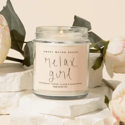 Sweet Water Decor Candles>Relax, Girl - 9 oz