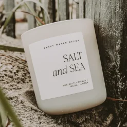 Sweet Water Decor Candles|15 Oz Matte Jars>Salt and Sea - 15 oz