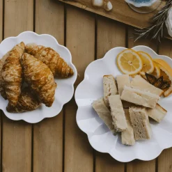 Sweet Water Decor Home Decor|Trays & Ring Dishes>Scalloped Trays - Set of 2