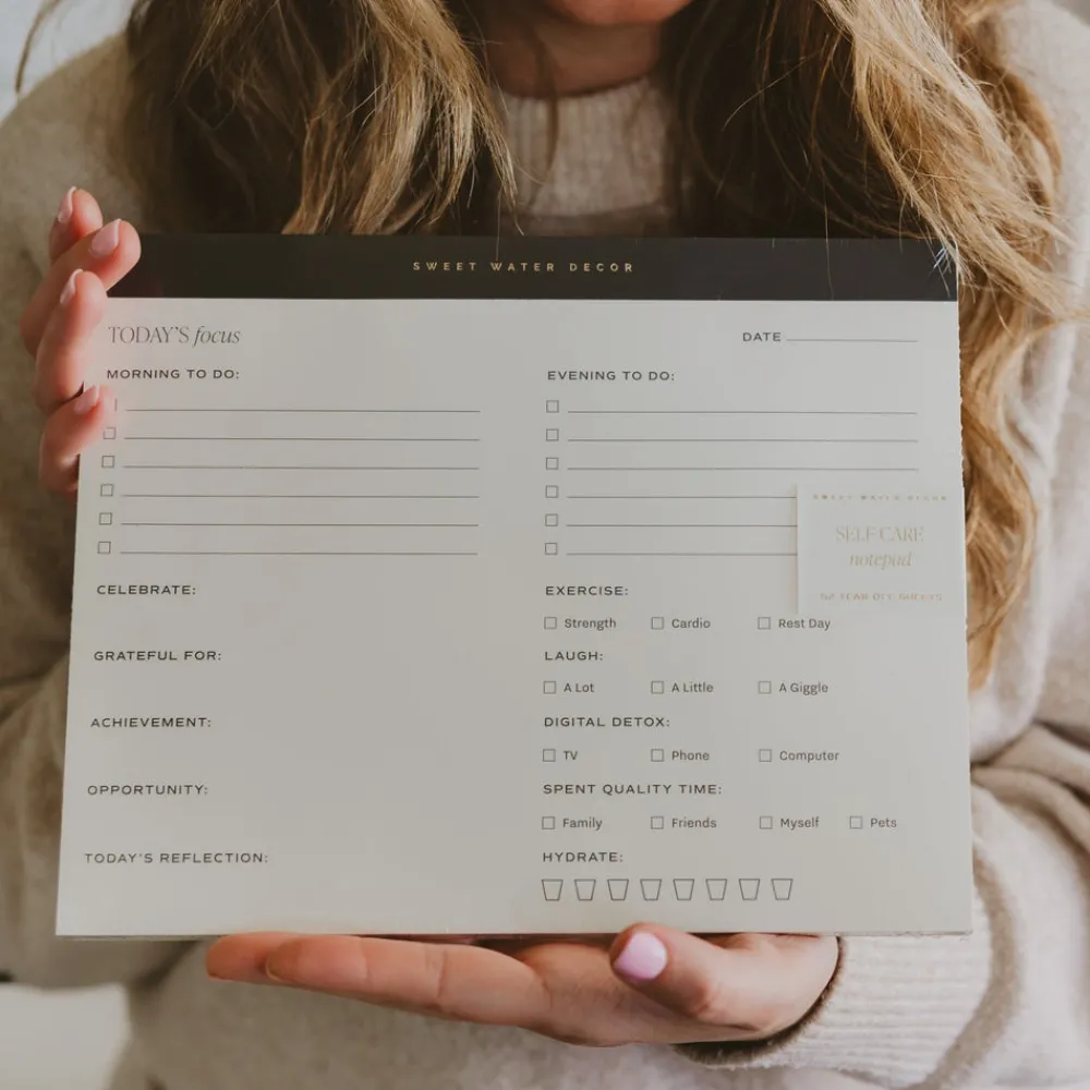 Sweet Water Decor Notepads>Self Care