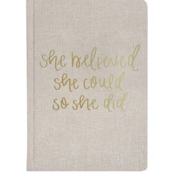 Sweet Water Decor Journals>She Believed She Could So She Did