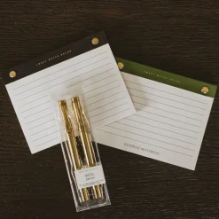 Sweet Water Decor Notepads>Small Gold Rivet - Green