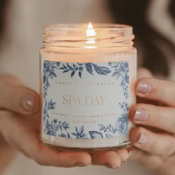 Sweet Water Decor Candles|Patterned Candles>Spa Day - 9 oz